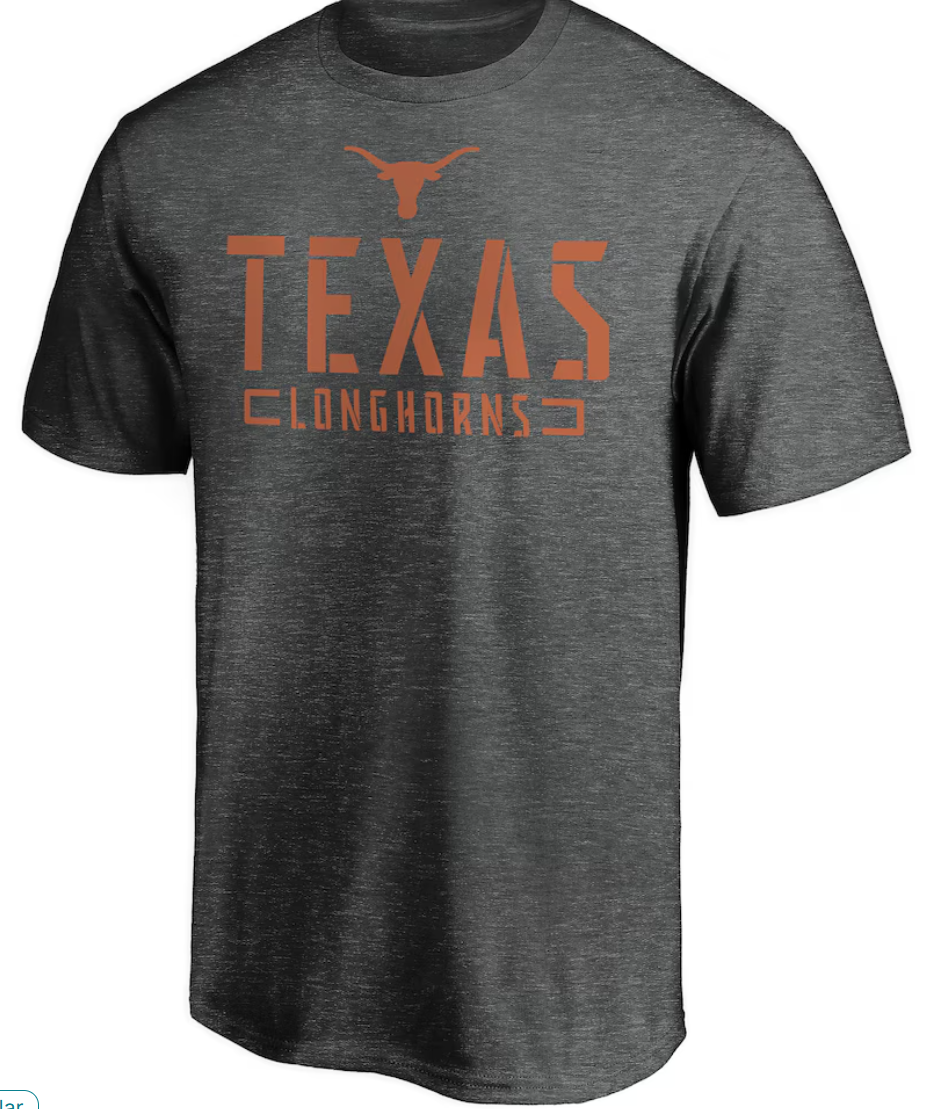 Texas Lomghorns Stealth Stencil T-shirt
