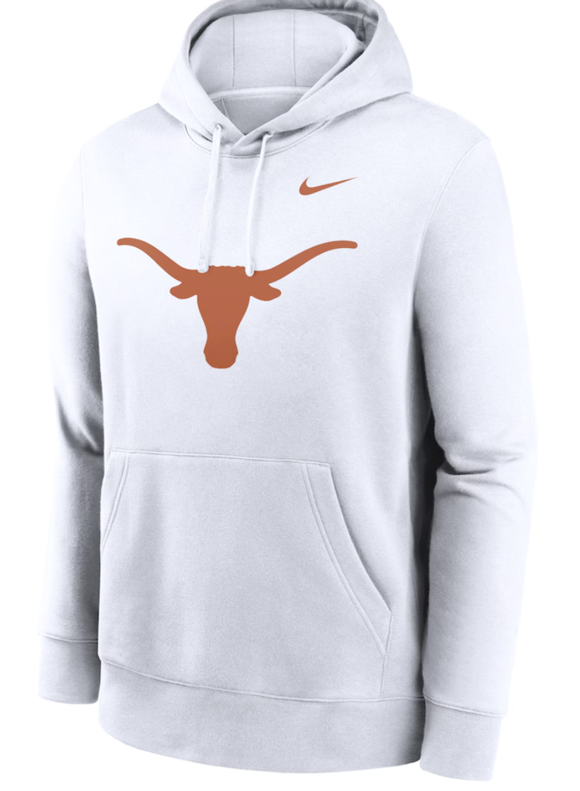 Texas Longhorns Nike Primetime Club Fleece Pullover Hoodie