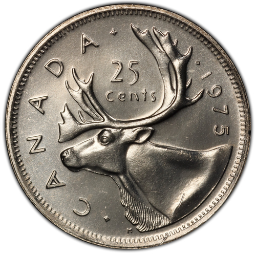 1975 canadian quarter 25 cents canadian coins