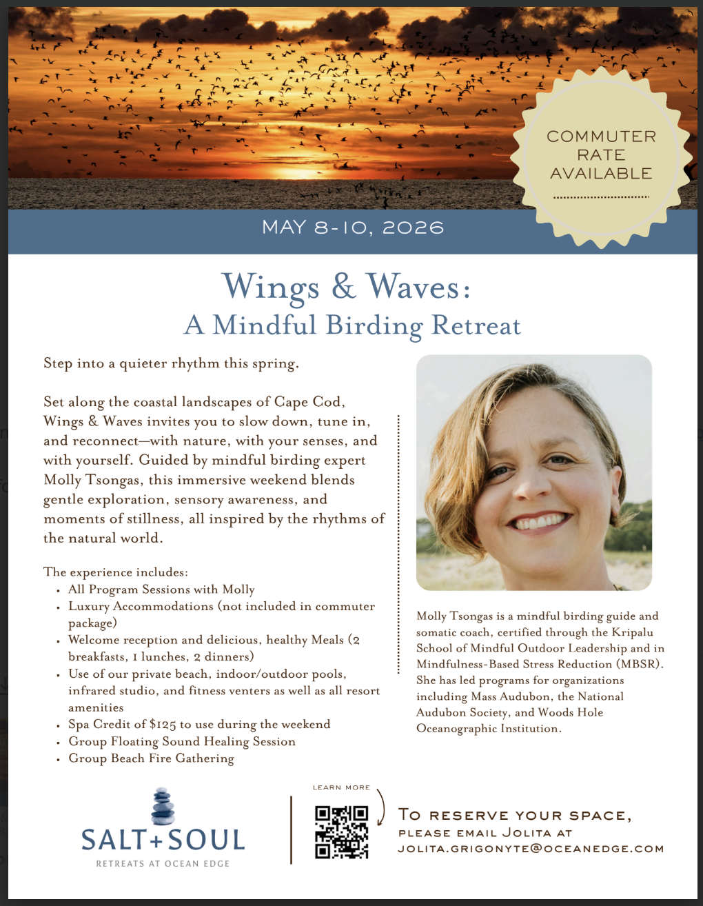 Wings & Waves: Mindful Birding Retreat