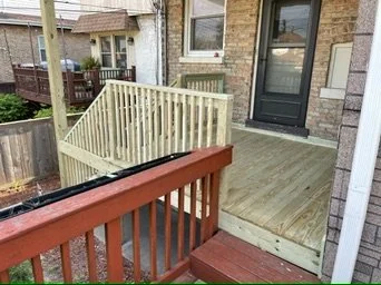 Rear Deck & Railing Refresh — project photo 1