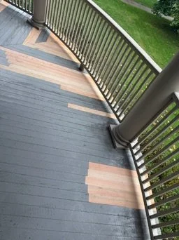Two-Tone Wraparound Porch Floor — project photo 3