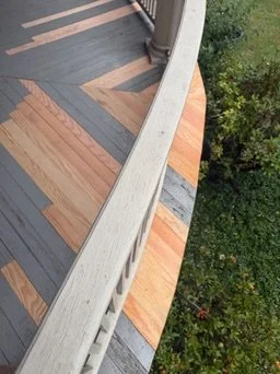 Two-Tone Wraparound Porch Floor — project photo 5
