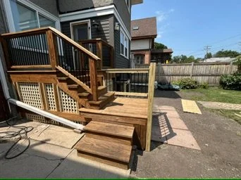 Rear Stair & Deck Railing Rebuild — project photo 3