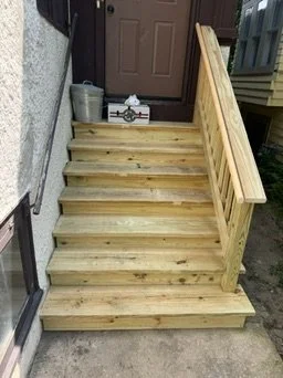Narrow Side Entry Stair Rebuild