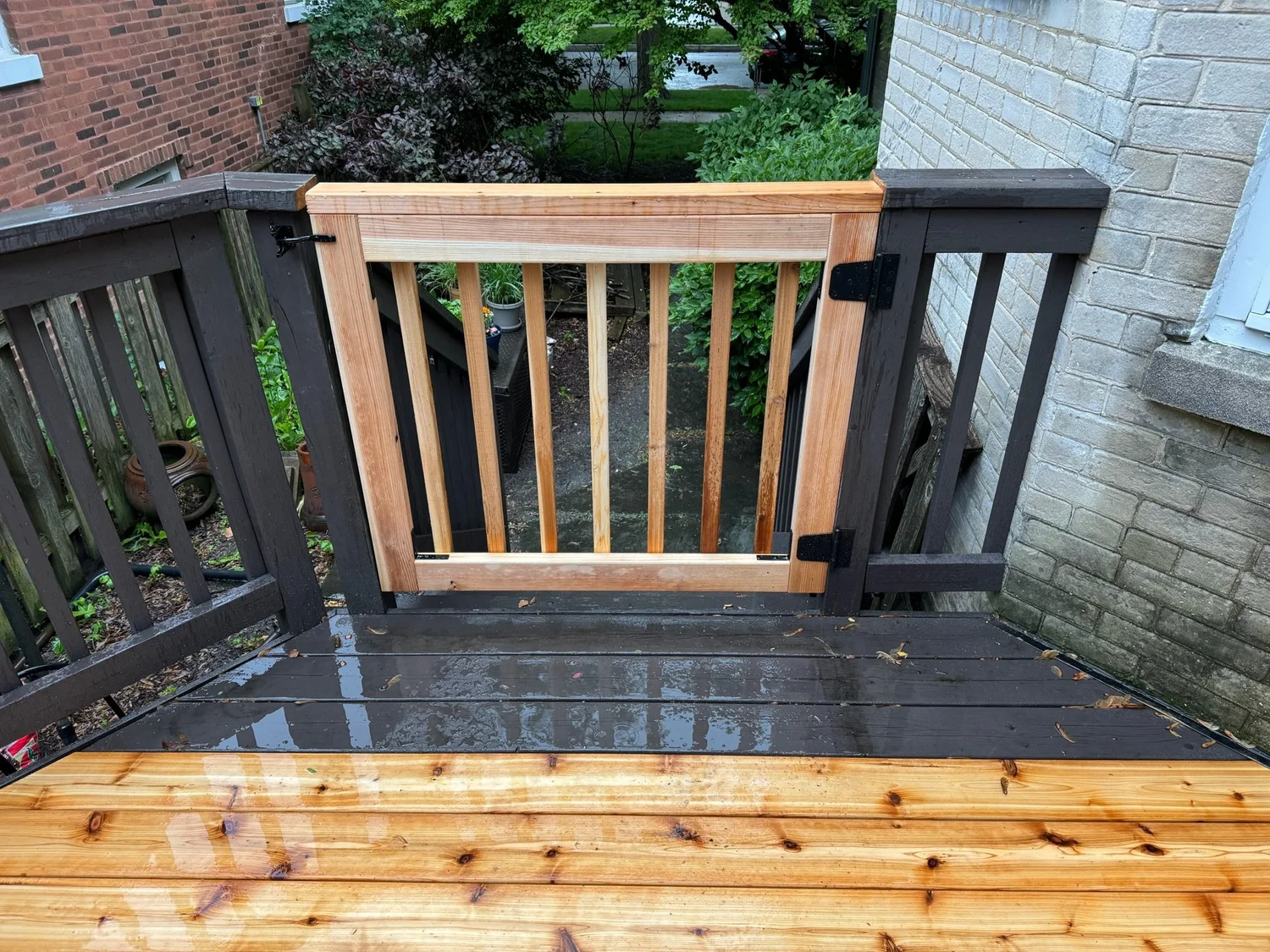 Custom Deck Safety Gate — project photo 2