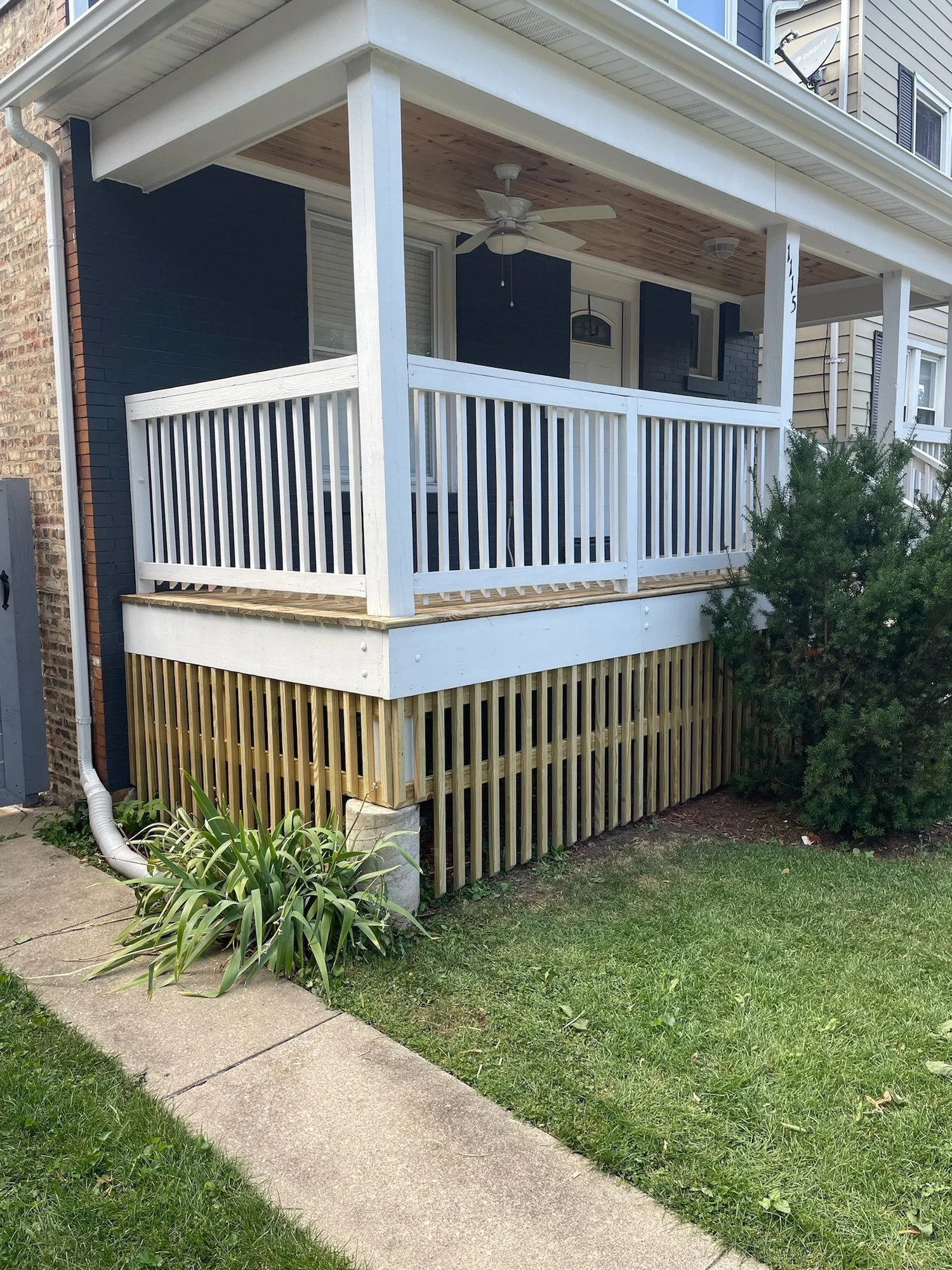 White Porch Lattice & Skirting — project photo 2