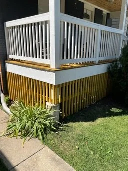 White Porch Lattice & Skirting — project photo 4