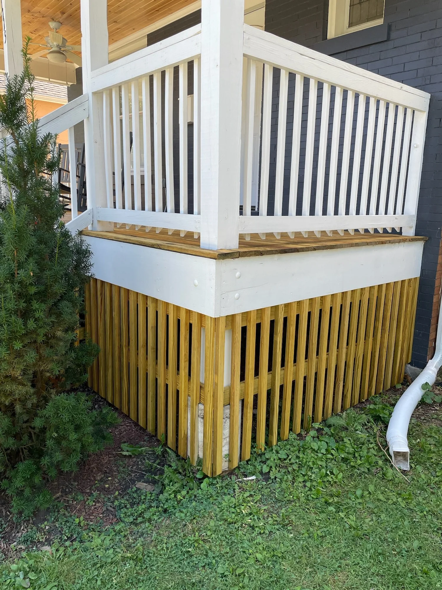 White Porch Lattice & Skirting — project photo 5