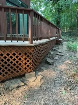 Deck Lattice Skirting Installation — project photo 1