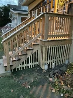 Exterior Stair Handrail Repairs — project photo 1