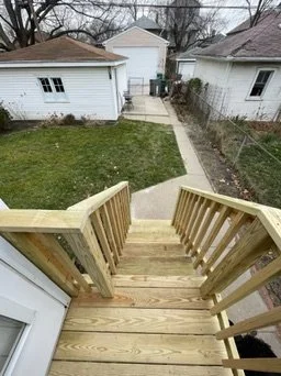 Raised Side Entry Stair Rebuild — project photo 3