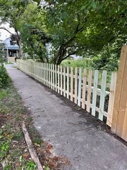 Front Yard Picket Fence Repair — project photo 3