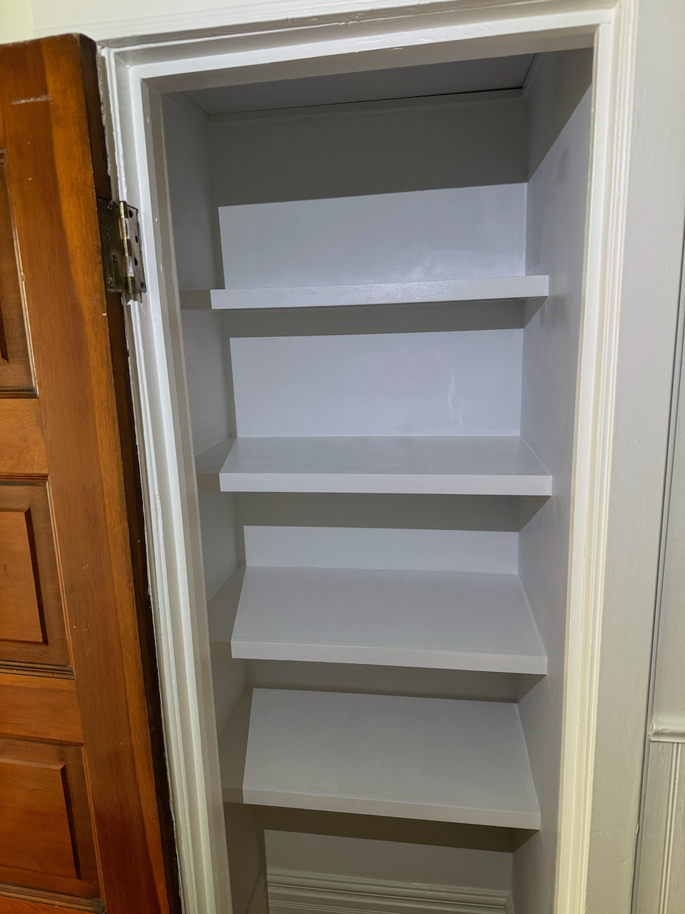 Hallway Built-In Bookcase