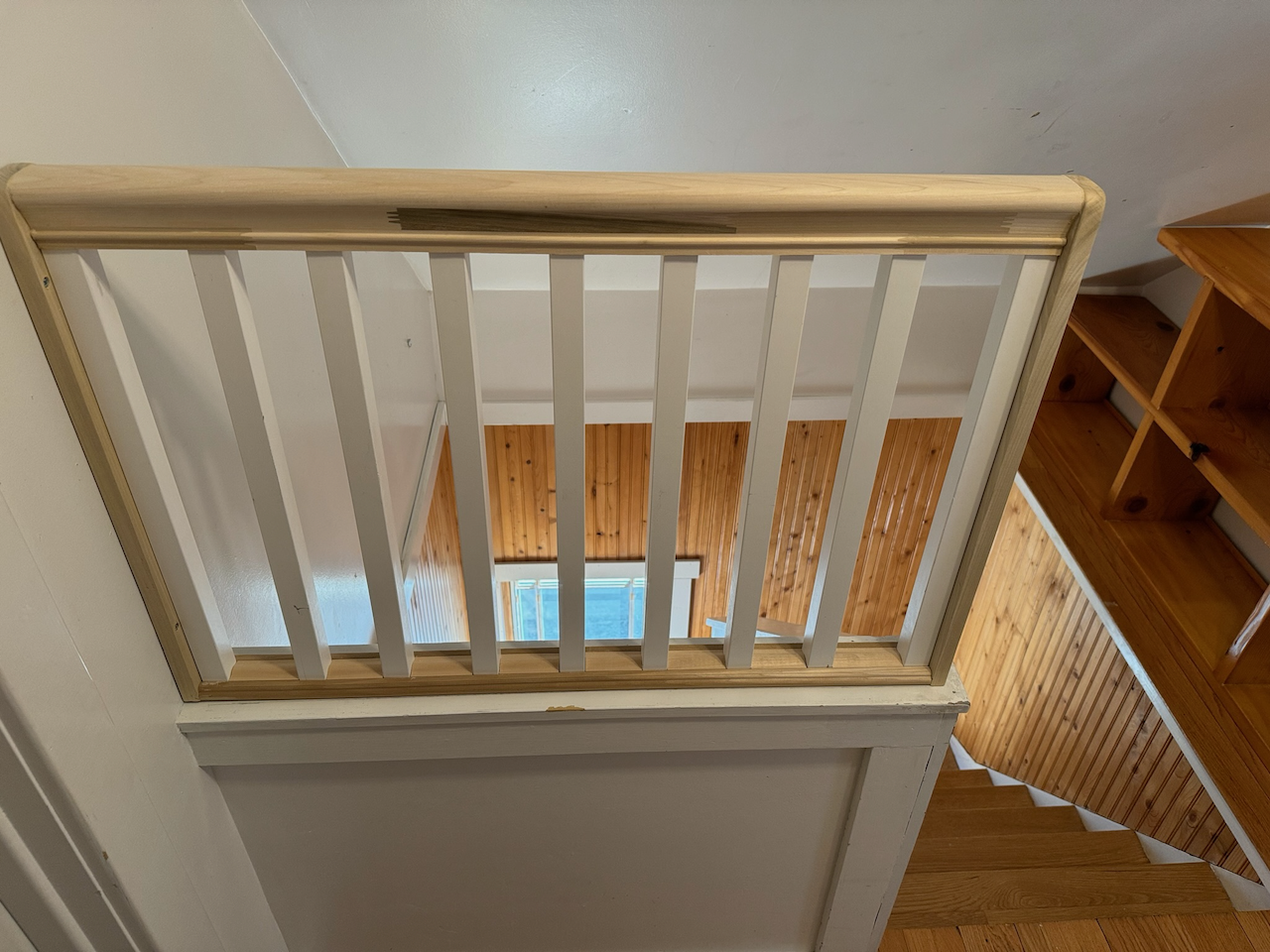 Stair Landing Railing & Newel