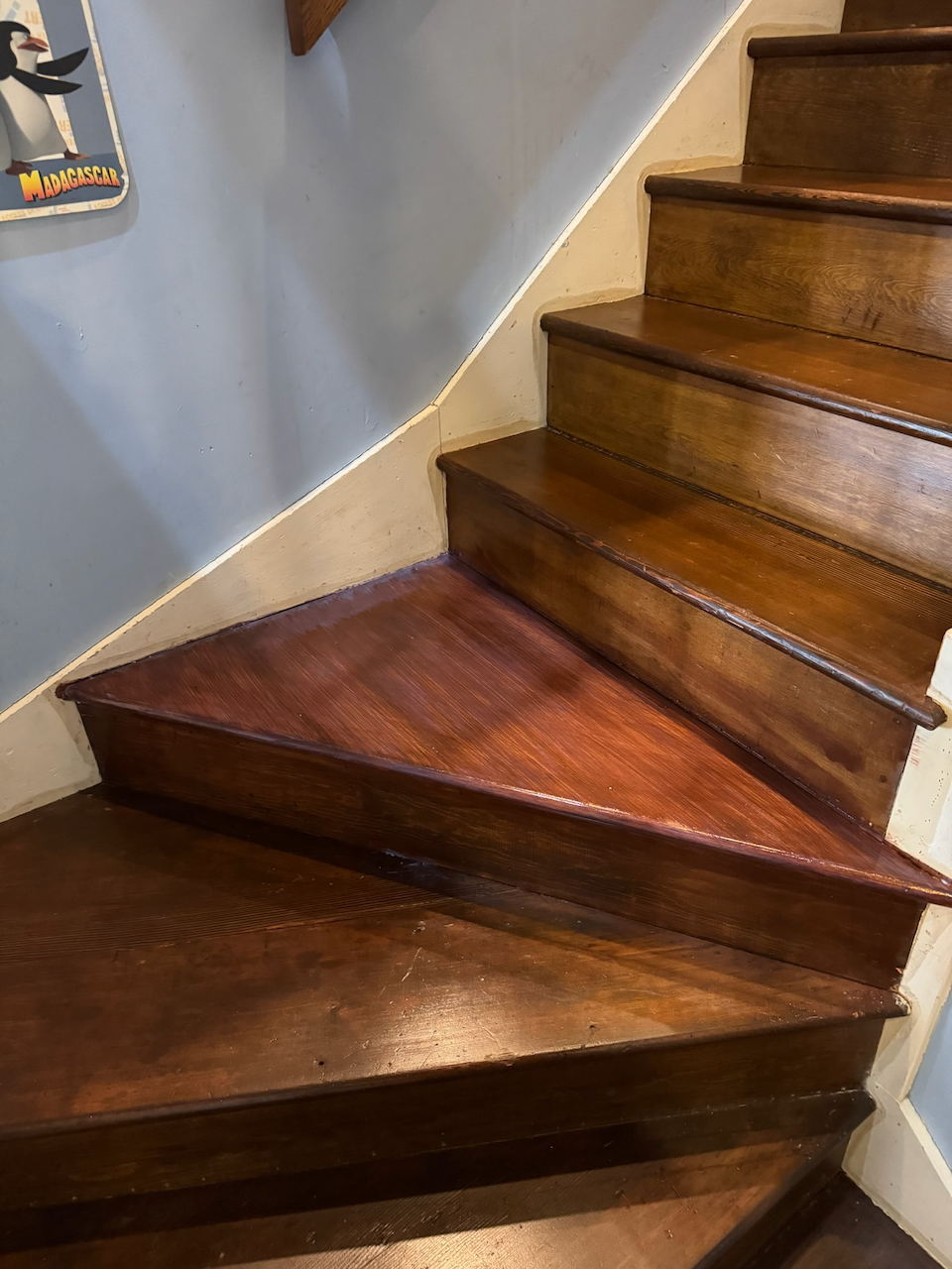 Winder Stair Tread Restoration