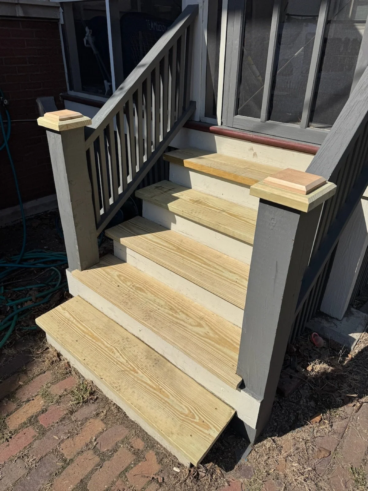 Porch Stair Tread Replacement