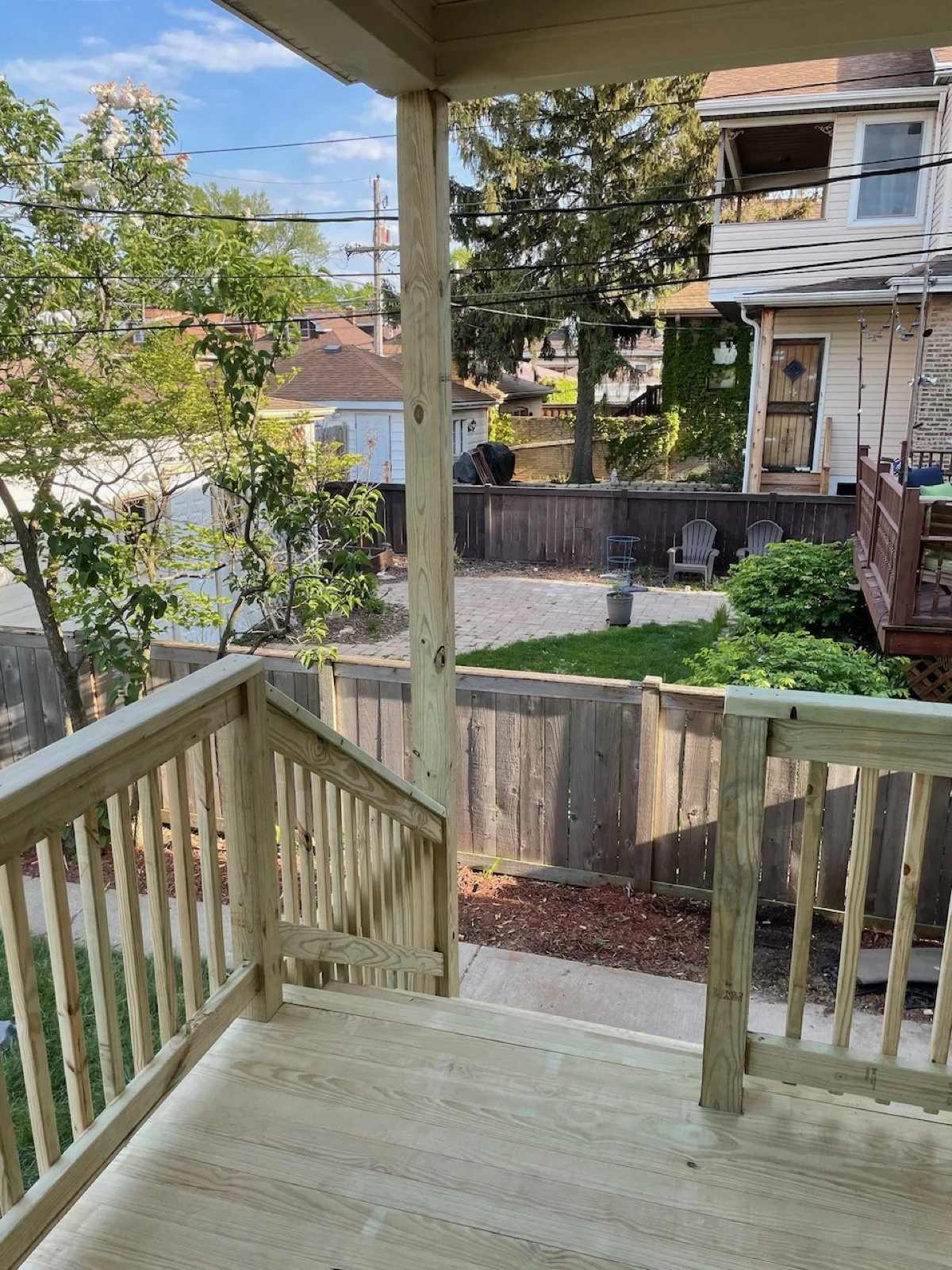 Rear Deck & Railing Refresh