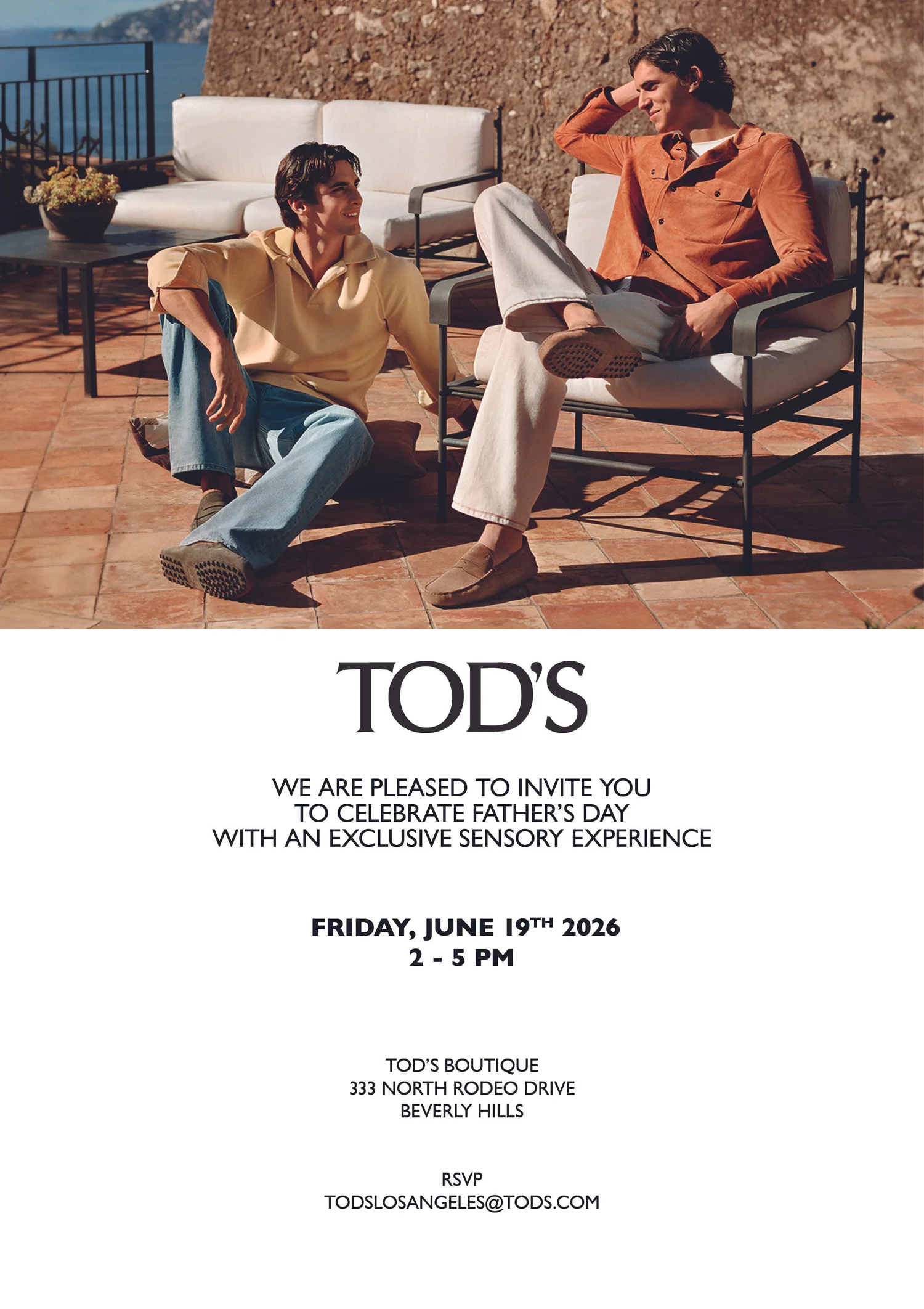 TOD’s: Father’s Day Experience
