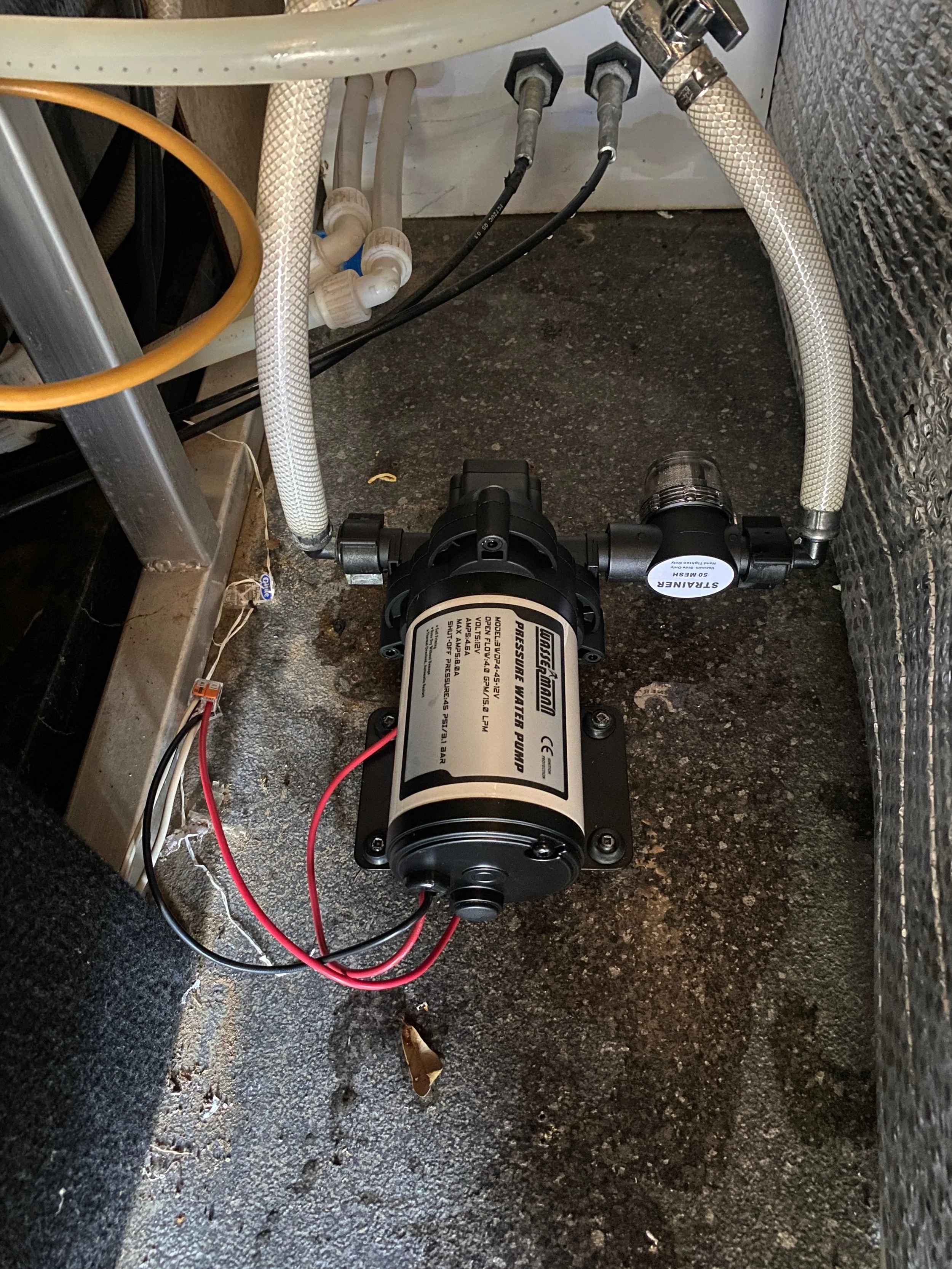 RV water pump replacement by mobile repair tech in Austin, TX