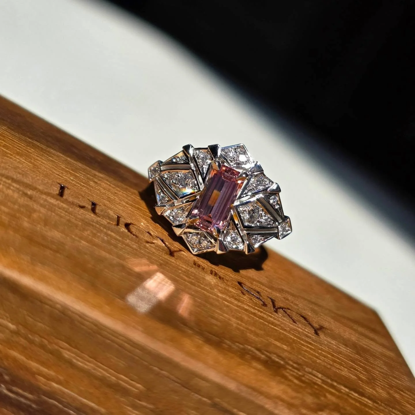 Available 💅

Name suggestions please!! 

She's sharp and she's sassy and she is one of a kind!

One piece made only 

Natural Pink Tourmaline and Diamond Dress Ring&nbsp;

Two tone 18ct white gold (Tourmaline and Diamond settings) and 18ct yellow go