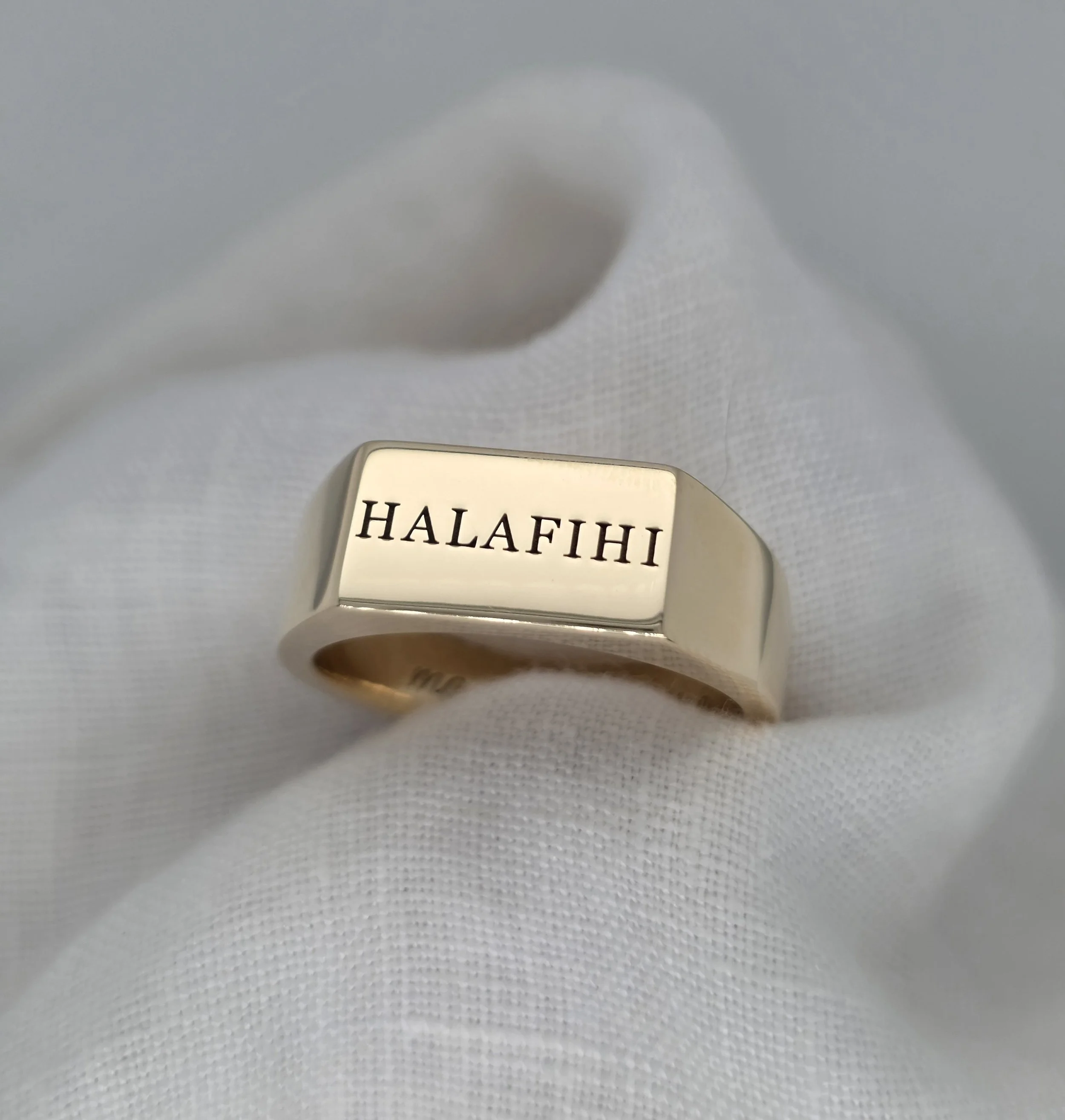 Gents Signet Wedding Ring