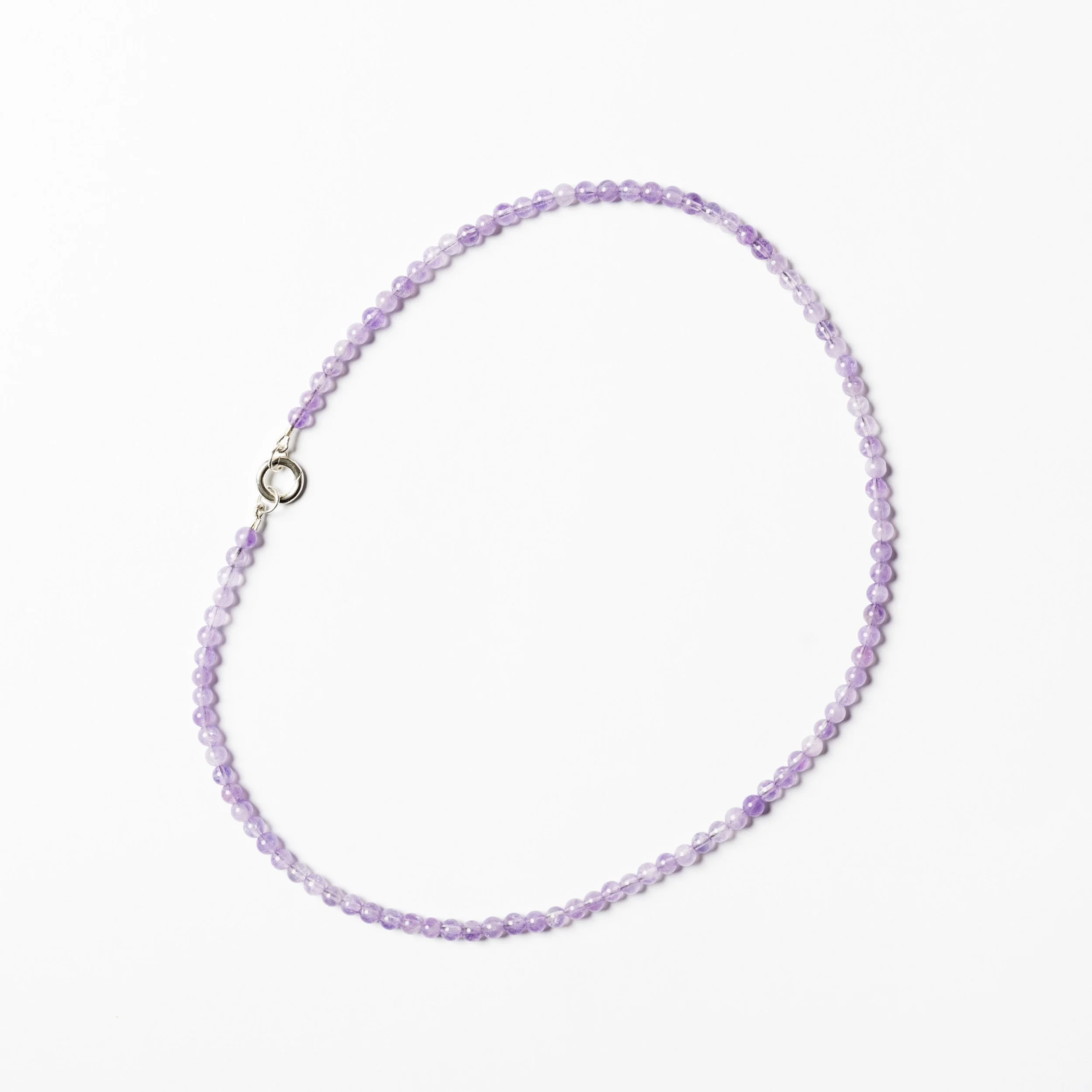AMETHYST - FEBRUARY Natural Gemstone/Birthstone Beaded Necklace