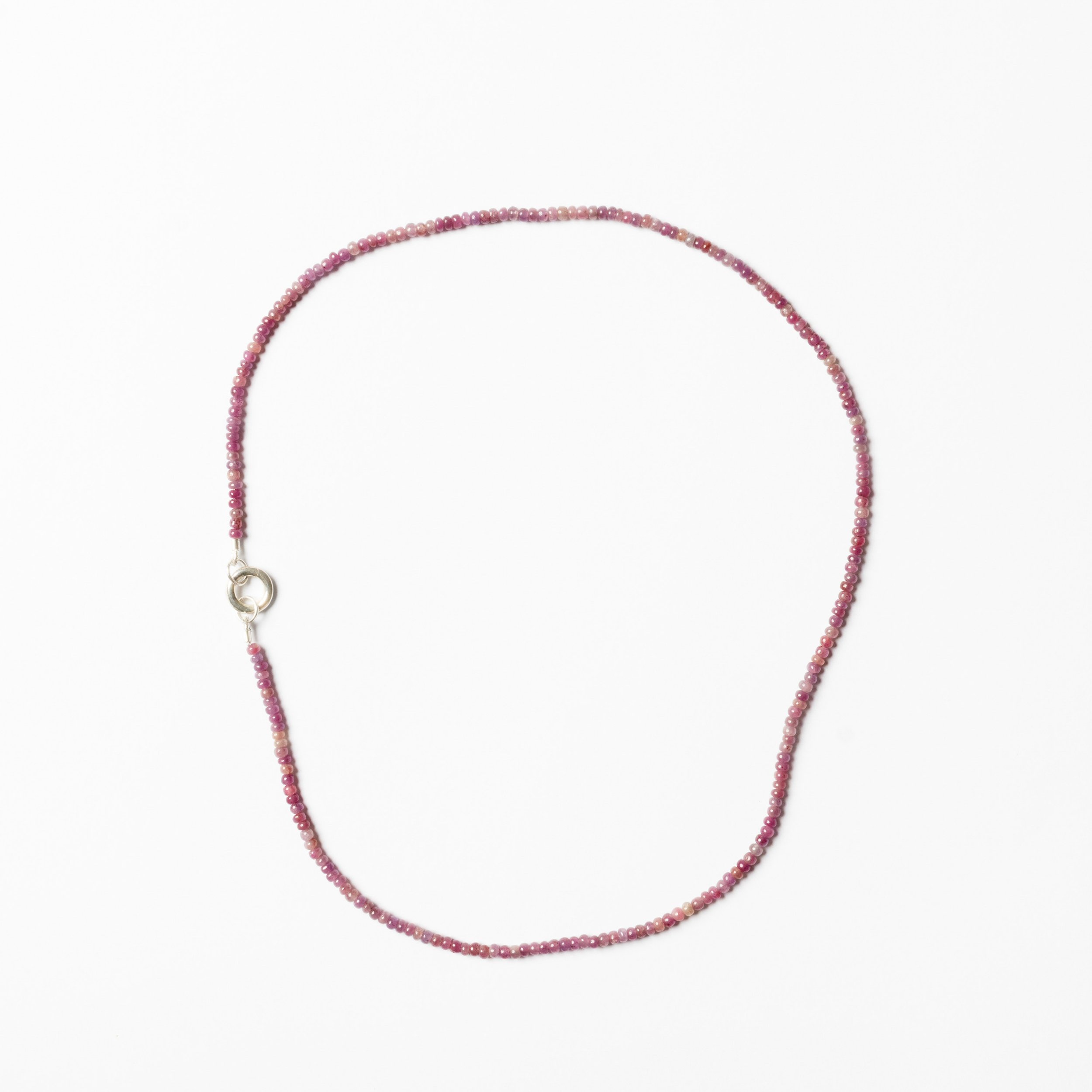 RUBY - JULY Natural Gemstone/Birthstone Beaded Necklace