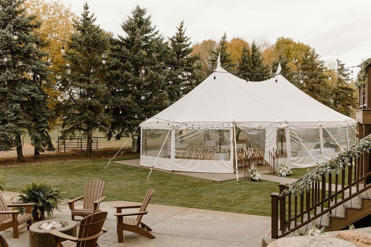 Will forever be in love with a tented wedding 🤍

@milestone_event_rental sailcloth tents just radiate pure beauty! They also provided the floor, chairs, tables, linens, cafe lights, and serviceware - making them the perfect all in one vendor to work