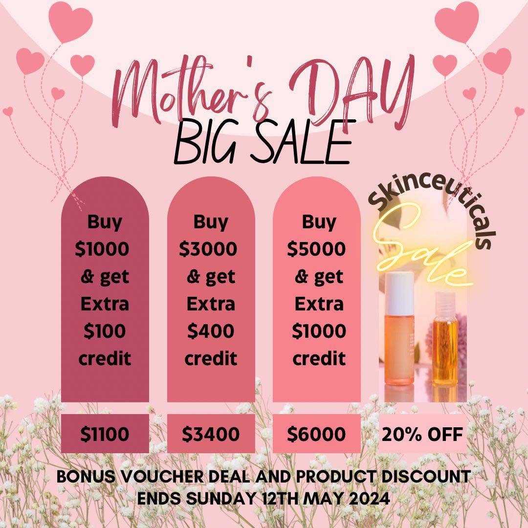 🌷🌷🌷
We are early for you to prepare Mother&rsquo;s Day gift this year. 

Grab our Bonus Voucher and enjoy further discounts on our Autumn Skin SALE! 

Or gift your loved ones A Hydrating Boost before Winter arrives&hellip; 

🌷🌷🌷

CLARITY COSMET