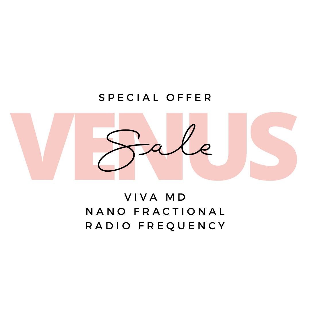 ⭐️⭐️⭐️ NANO FRACTIONAL SALE 

Venus Viva ~ a non-surgical solution for skin resurfacing that corrects signs of skin damage and improves the appearance of fine lines and deep wrinkles, sun damaged, pigmentation, uneven skin tone and texture, acne scar