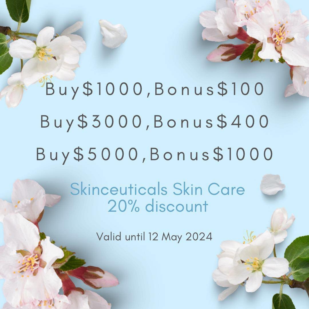 🌷🌷🌷
Your last chance to grab our Bonus Voucher and further discount on SKINCEUTICALS skin care! 

Gift the best voucher to your mum this special day 🌷🌷🌷

CLARITY COSMETIC LASER CLINIC
Riviera Plaza Shop 2
4 Panitz Street Bundall QLD 4217
Tel: 0