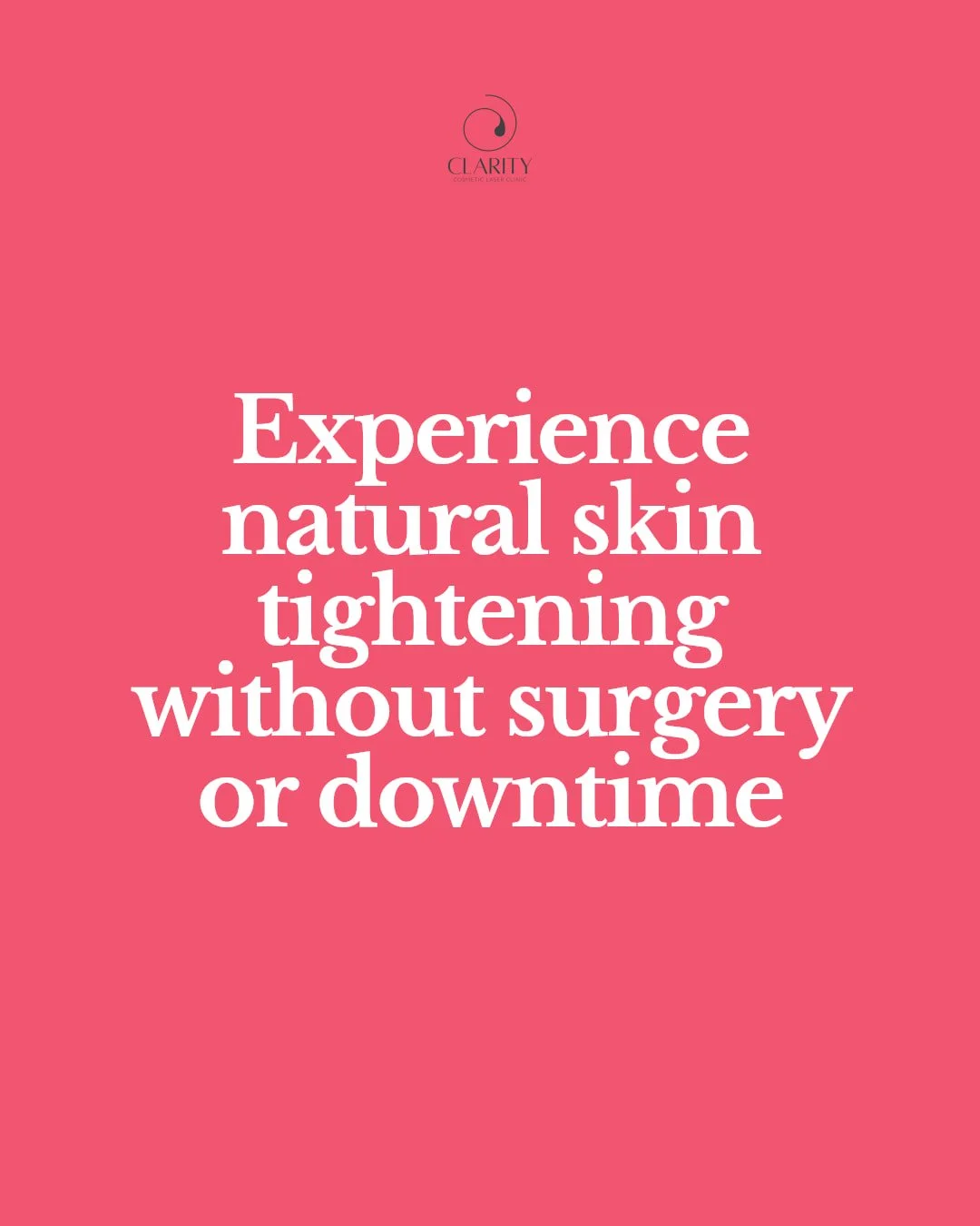 Technology is changing cosmetic treatments &mdash; and the results speak for themselves.

At Clarity Cosmetic Laser Clinic, we use advanced tools like RF Microneedling and HIFU to deliver precise, effective skin rejuvenation tailored just for you. Th