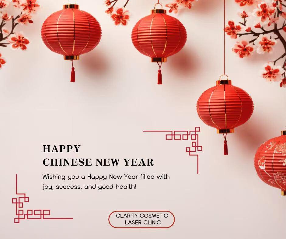 Welcoming the Year of the Horse with gratitude and fresh energy.
May this new year bring you prosperity, good health, confidence, and beautiful skin all year long.

At Clarity Cosmetic Laser Clinic, we&rsquo;re ready to gallop into the new year with 
