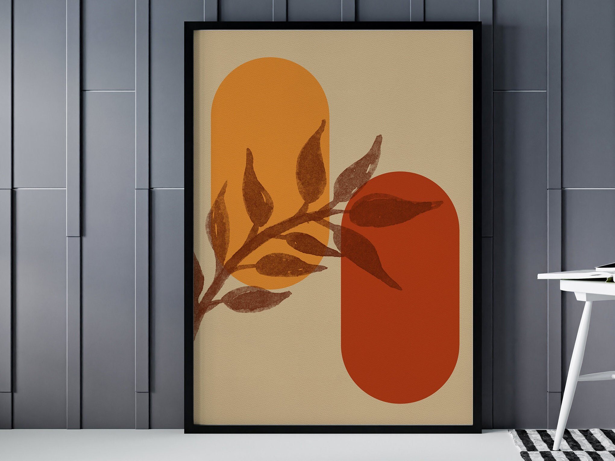 Boho Retro Abstract Printable Wall Art 7