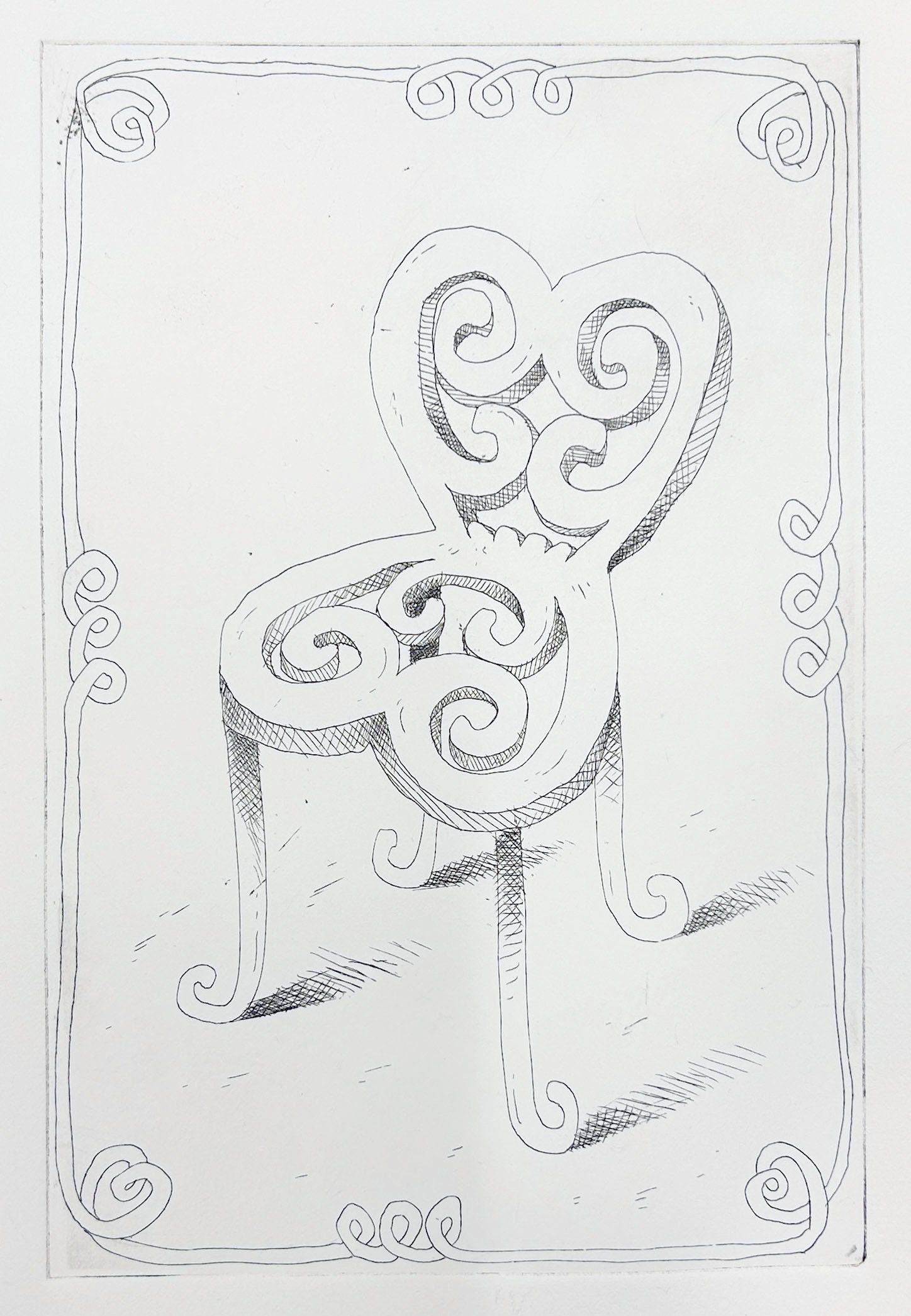"Marie", 6 x 9, Intaligo Print