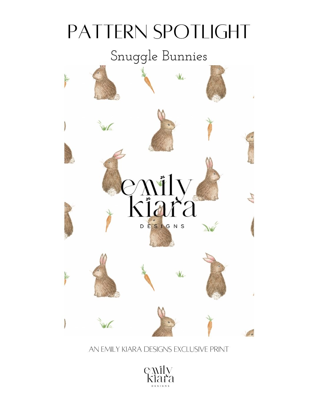 Pattern Spotlight 🐰

Hand-painted in watercolour, this cutie is available to license in the exclusive library! 

#surfacepatternsdesigner #surfacepatterndesign #watercolourpattern #patternsforproducts