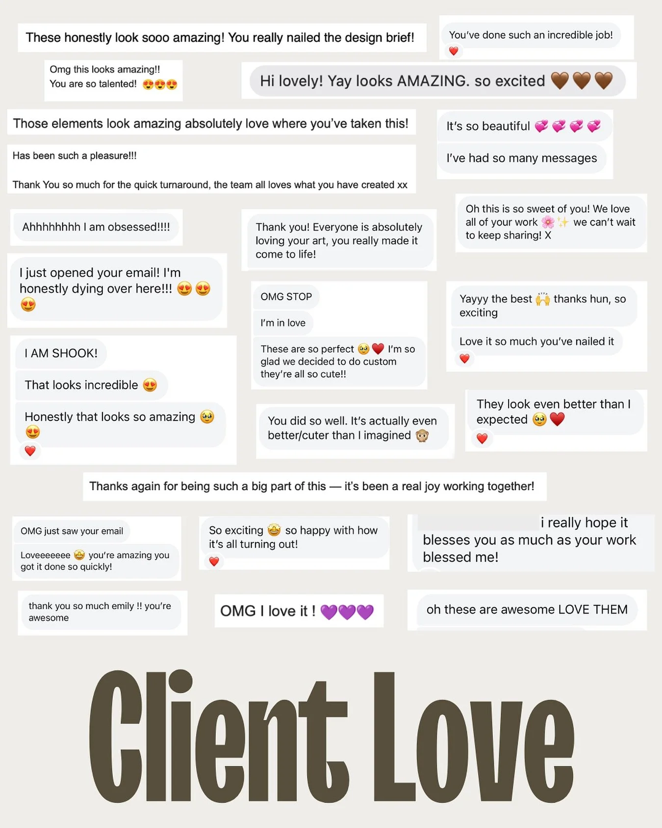 Makes my day receiving feedback like this from my beautiful clients 🩷

Love what I get to do!! 

#surfacedesigner #surfacepatterndesigns #designerandartist #clientlove #clientwork #clienttestimonials #artistonig