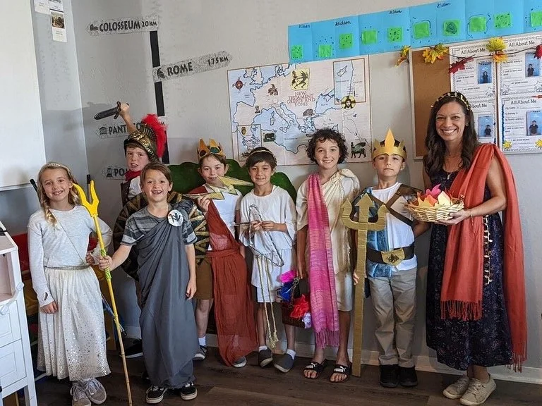 Second grade Greek Olympics day