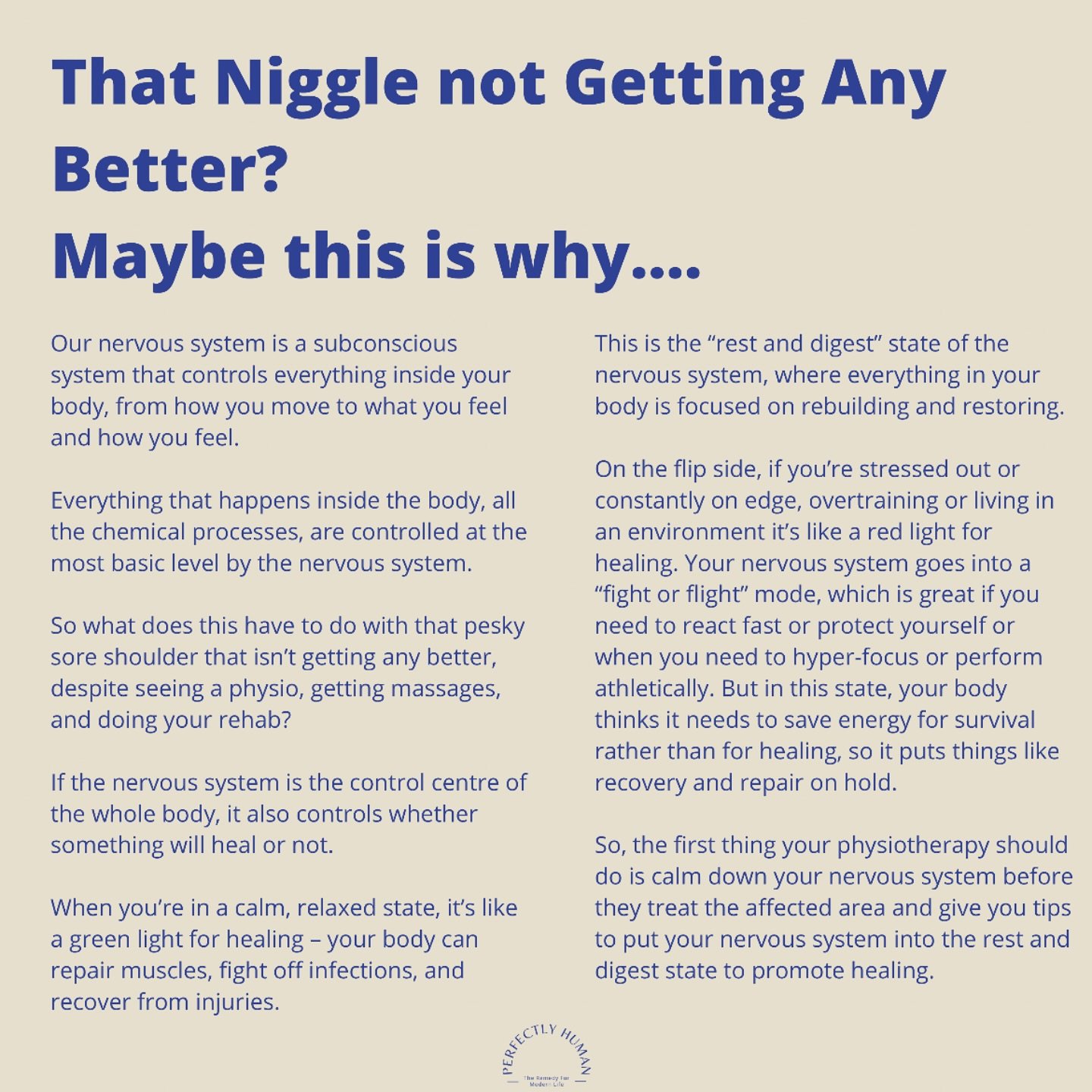 Steps of repairing and injury 👇

Step 1.) Go to physio 

Step 2.) physio treats your nervous system 

Step 3.) physio treats injury 

If that&rsquo;s not happening with your physio &hellip;. maybe it&rsquo;s time &hellip; 🏃&zwj;♂️🏃&zwj;♂️

Shoot u