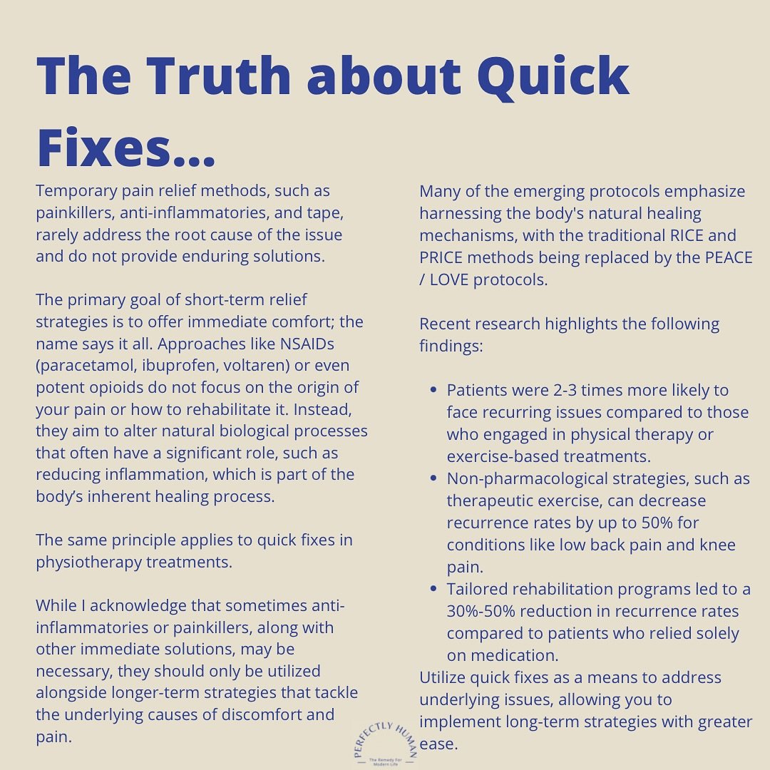 Quick fixes provide temporary relief but don&rsquo;t solve the underlying problem. Did you know that around 53 % of people who use painkillers alone for back pain, experience recurrence within 6 months? Let&rsquo;s address the root cause.

#exerciser