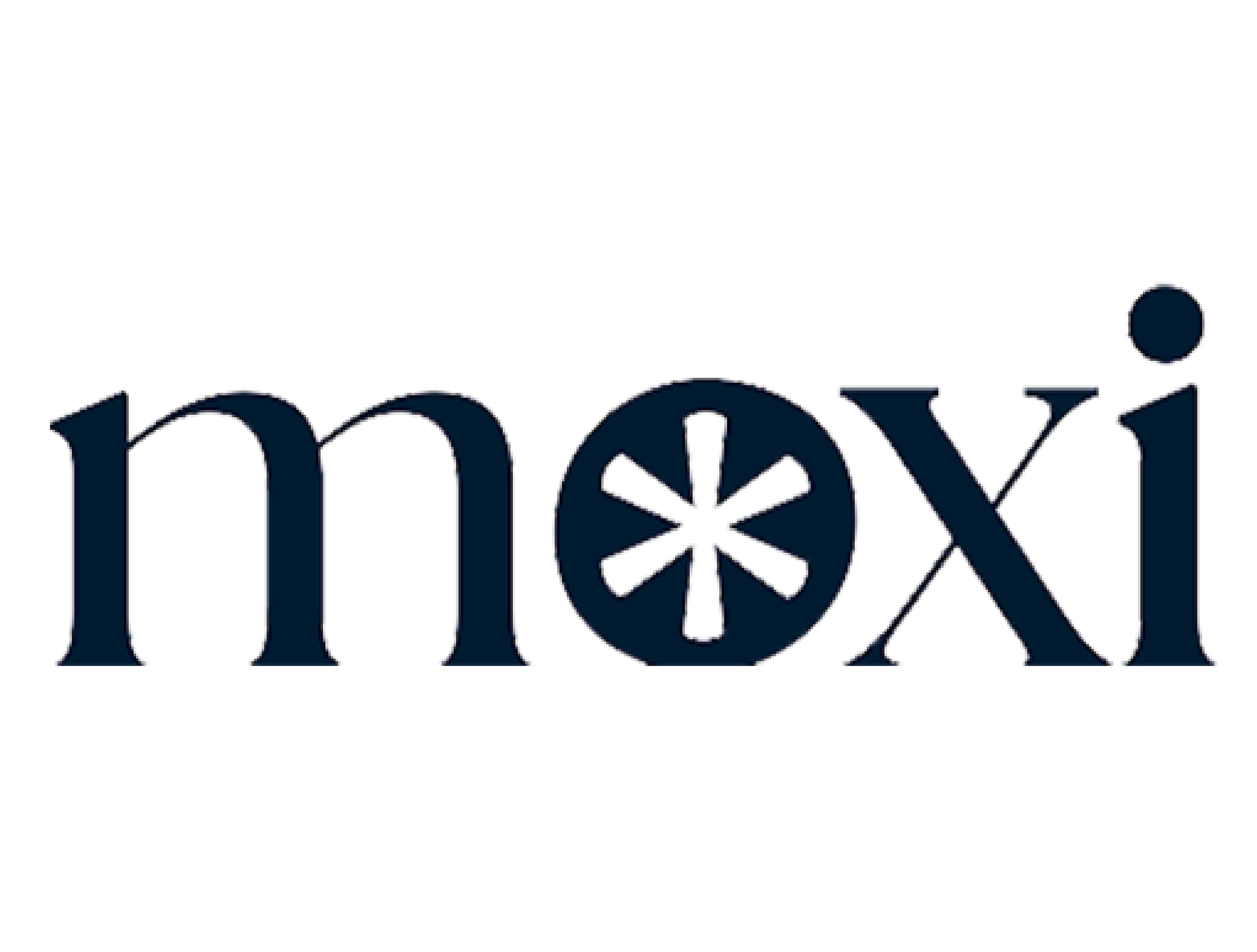 Logo of Moe's featuring stylized text with the 'o' replaced by a snowflake or asterisk.