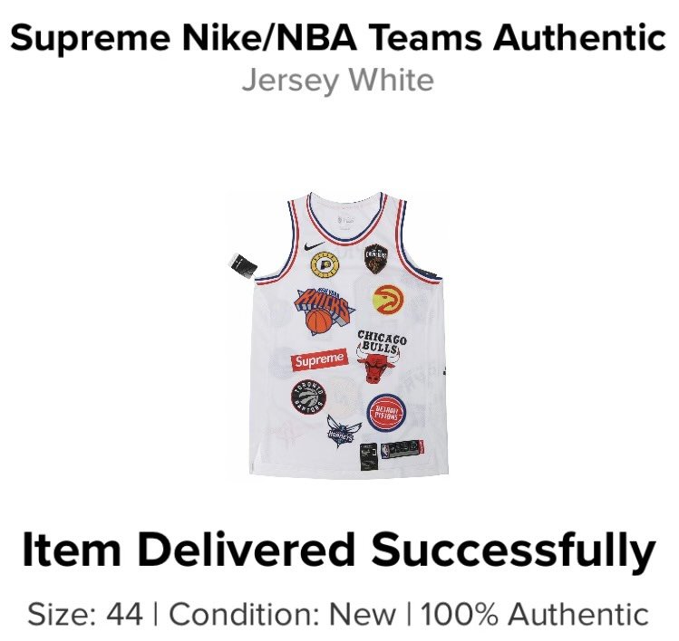 Supreme Nike Basketball Jersey