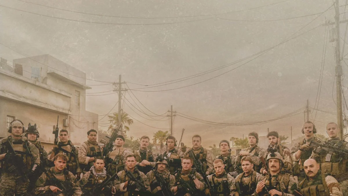 A group of American soldiers