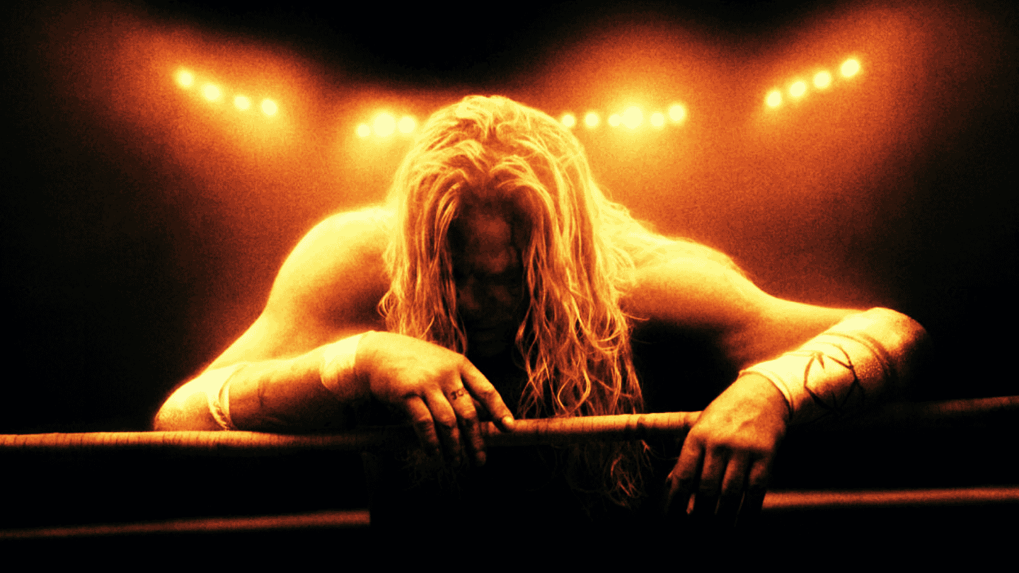 A wrestler in the ring