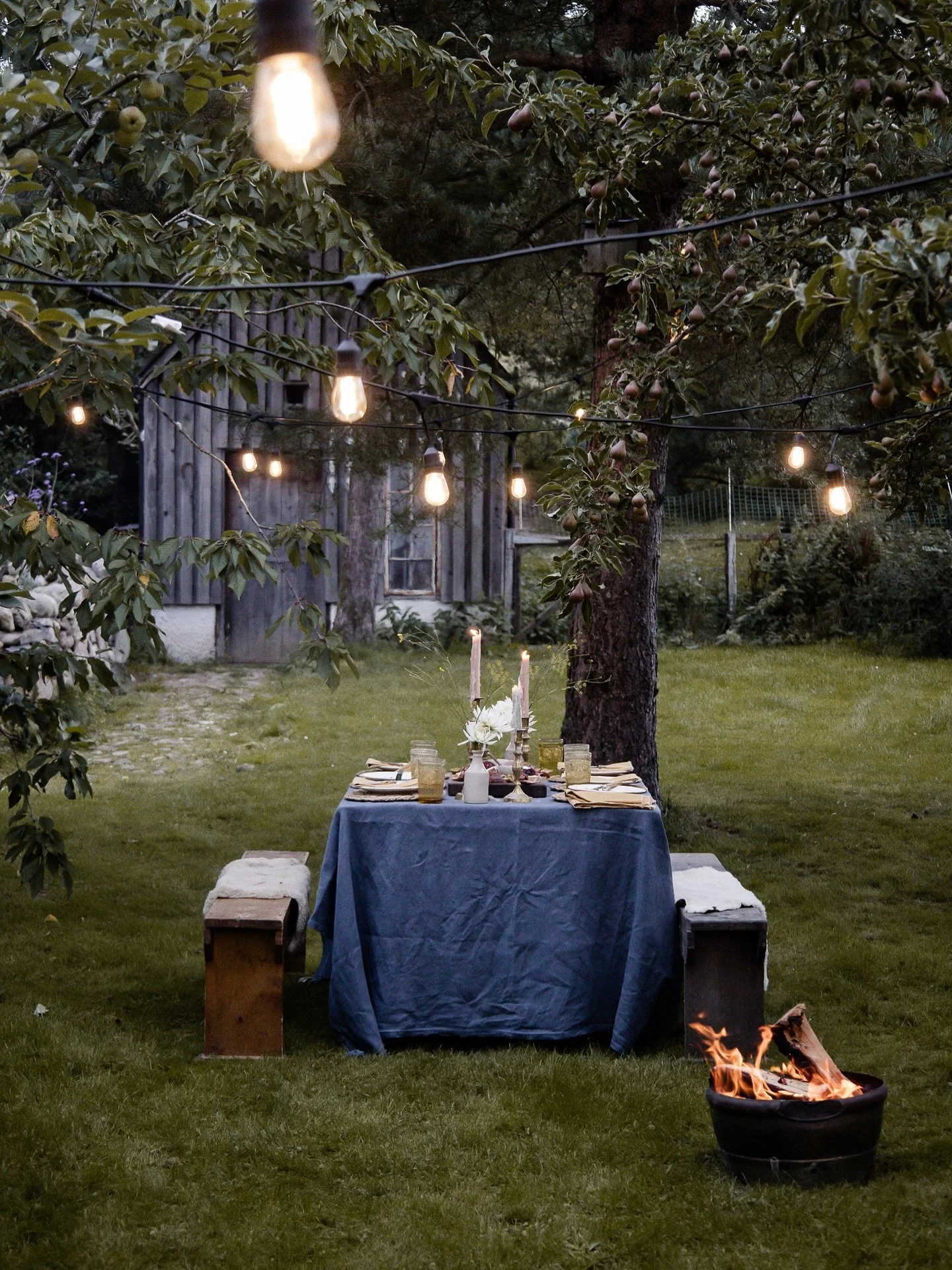 The nights are beginning to draw in earlier here in the Scottish Highlands, we&rsquo;ve noticed a big change in the past week 🤎🌿

As the skies darken, we love to switch on the twinkling lights, candles on the table, and light the fire to keep us wa