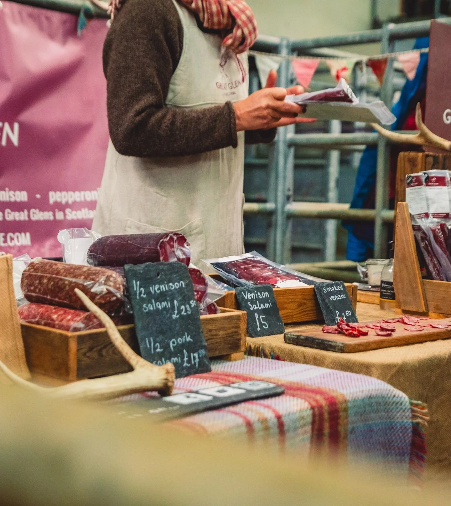 We&rsquo;re looking forward to be back at our local @glenspeanmarket on Saturday with our wild venison charcuterie 🦌🤎

It is the first market after the winter break and it will be so lovely to see our regulars and fellow stall holders again💚

Who 