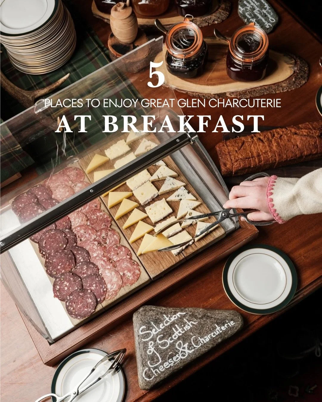 5 places serving our charcuterie for breakfast🍽️ 

When you&rsquo;re travelling, you don&rsquo;t always want a full cooked breakfast. More and more hotels and guest houses are offering continental-style breakfasts, but still keeping it distinctly Sc