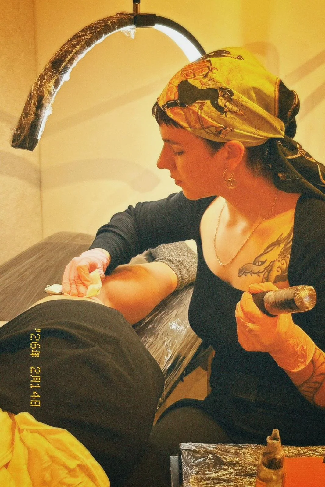 Maria Oldecop Barcelona tattoo artist fineline