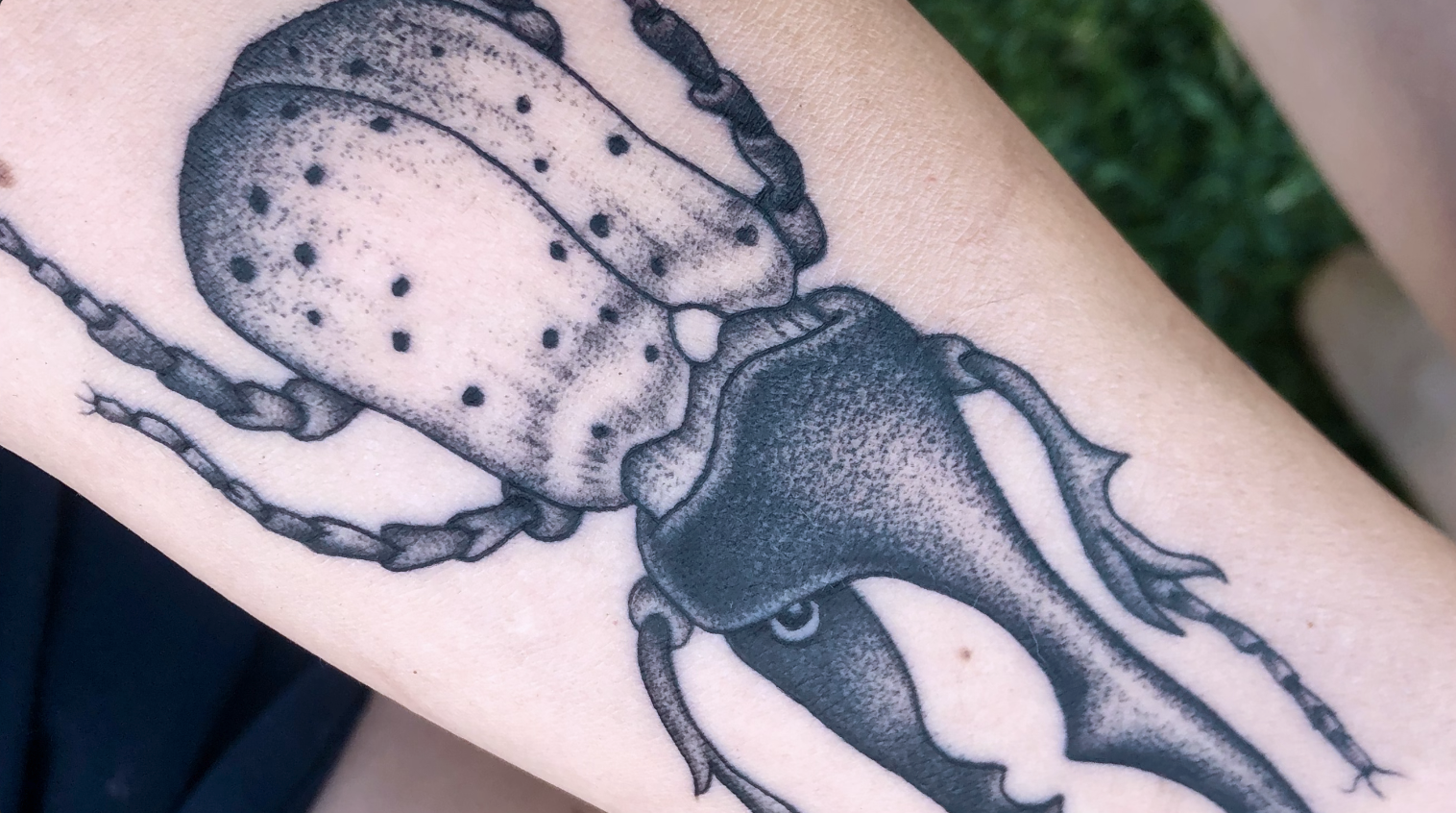 Illustrative tattoo created in Barcelona